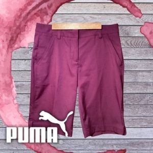 NWOT Purple Puma Bermuda Golf Shorts
